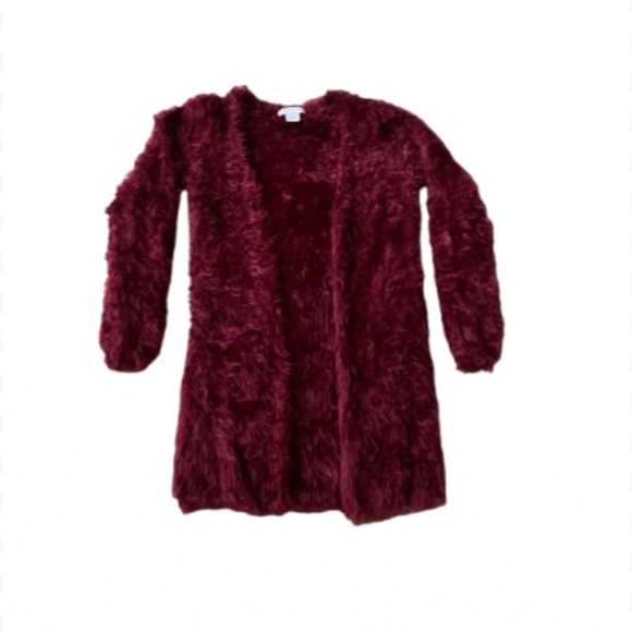 Long Fuzzy Cardigan Sweater soft and luxurious sz small generous fit - Picture 9 of 9